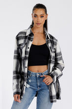 Load image into Gallery viewer, Boyfriend Brushed Flannel Shacket
