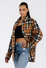 Load image into Gallery viewer, Boyfriend Brushed Flannel Shacket
