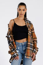 Load image into Gallery viewer, Boyfriend Brushed Flannel Shacket
